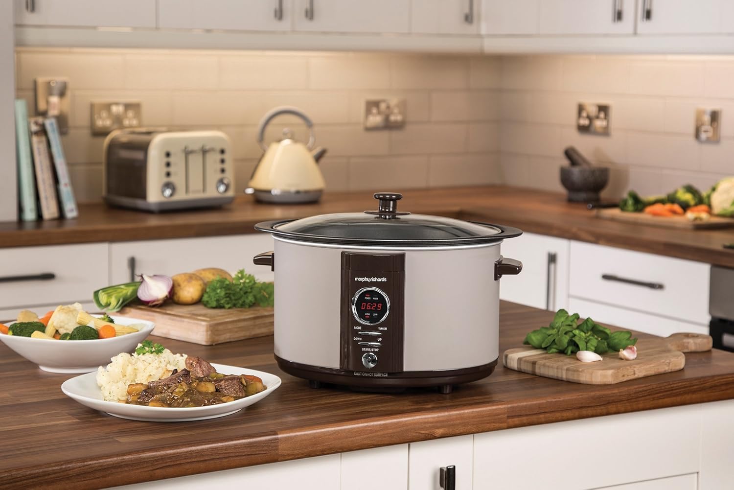 Slow Cookers Pebble 6.5 Litre Morphy Richards 461009 Accents Slow