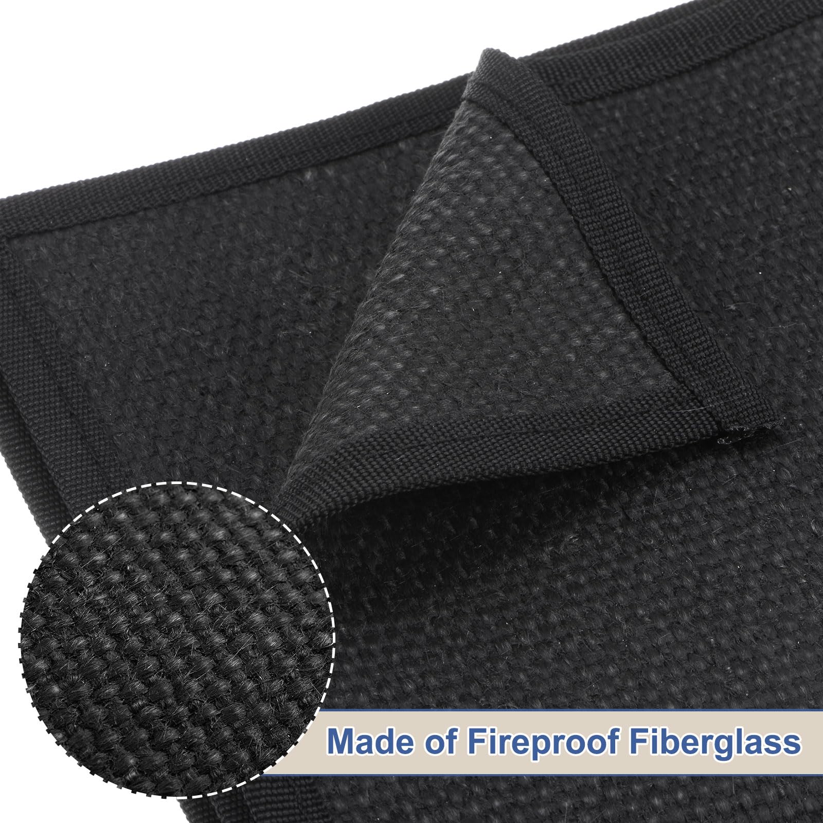 QUARKZMAN 3pcs Soudage Couverture Ignifuge 12pieds x12Ft Feu Ignifuge