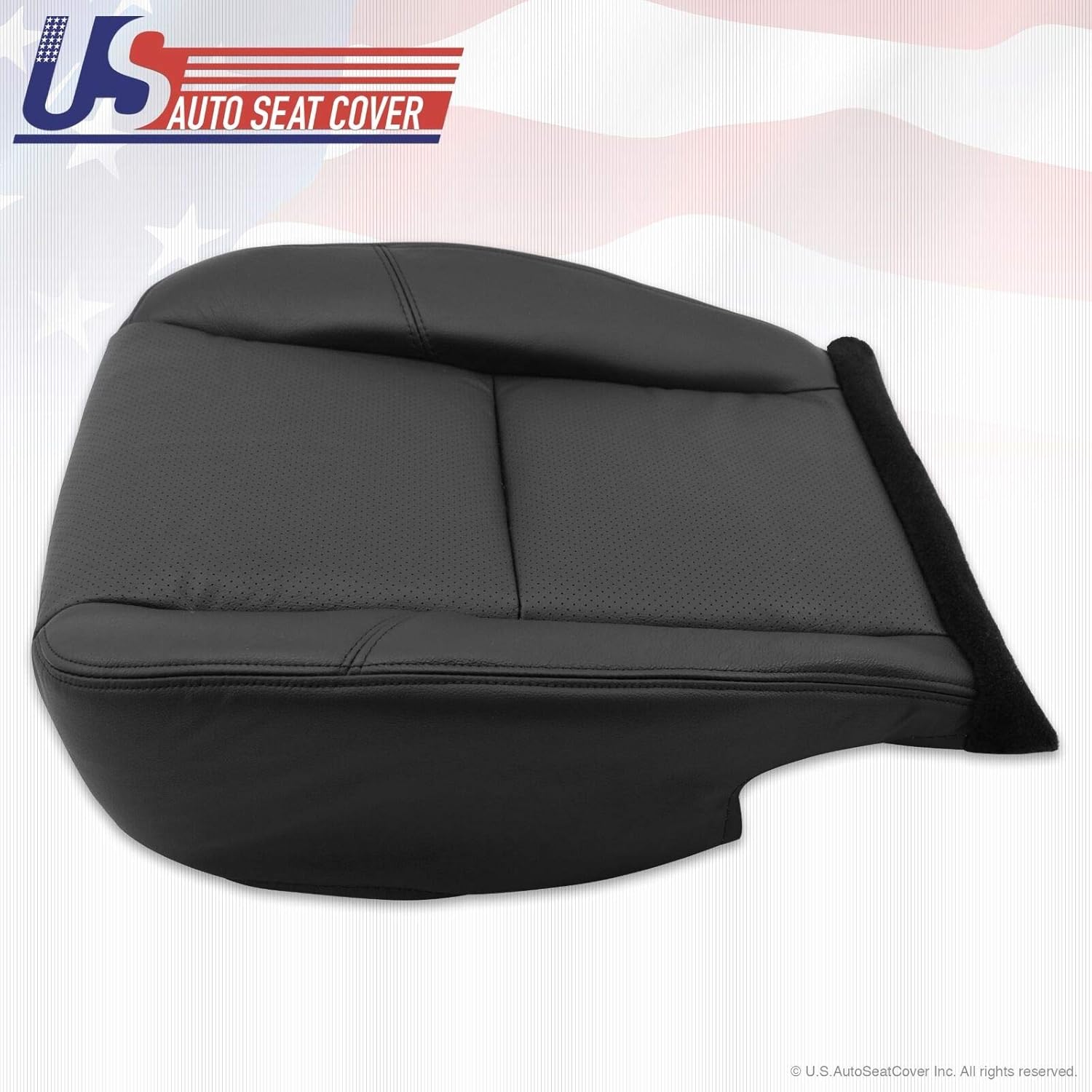 2007-2011 for Cadillac Escalade Passenger Cooled Seat Bottom Leather Cover Black