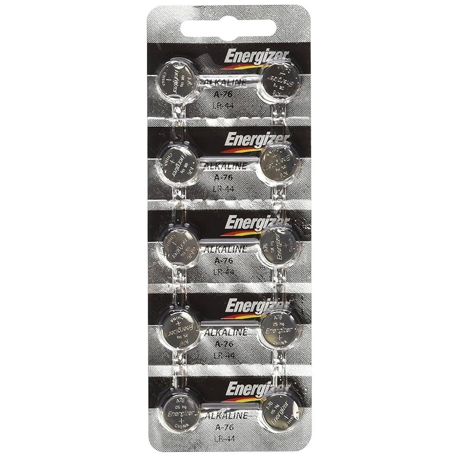 Amazon | Energizer 1.5Vボタン電池 LR44 10個パック（交換
