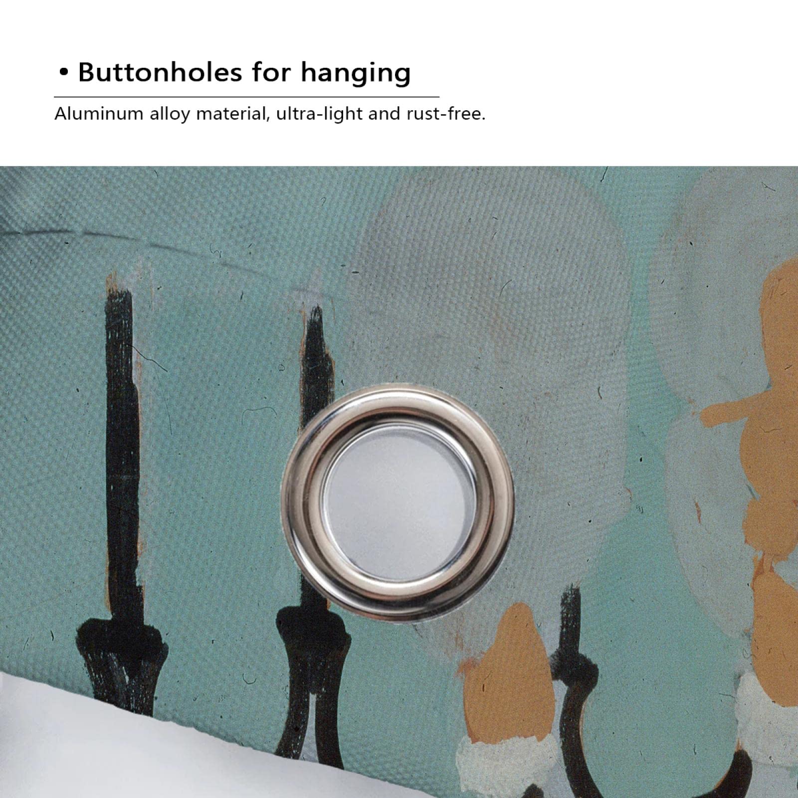 Blauer Duschvorhang Set mit Haken Abstraktes Muster Duschraumvorhänge Henri Matisse Einzigartige Kunst Badewanne Vorhänge Jungen Mädchen Baddekor 180x180 cm