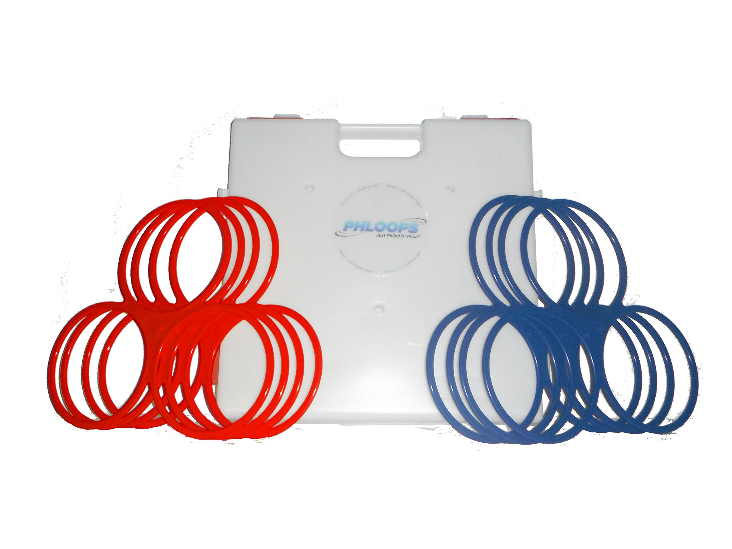Phloops Toss Game, Red & Blue