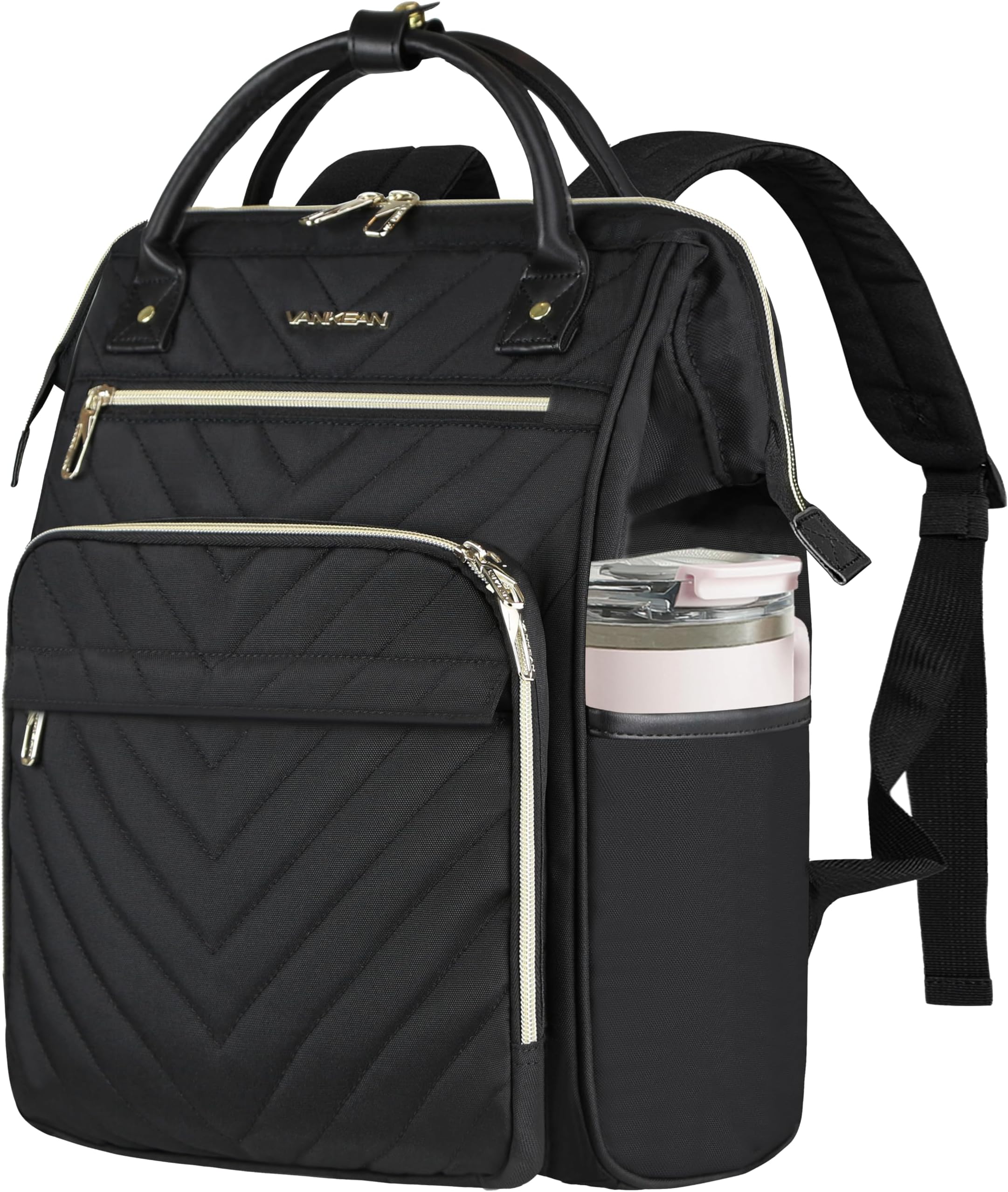 VANKEAN Laptop Backpack for Women Men 17 Inch Stylish Computer Work Backpack