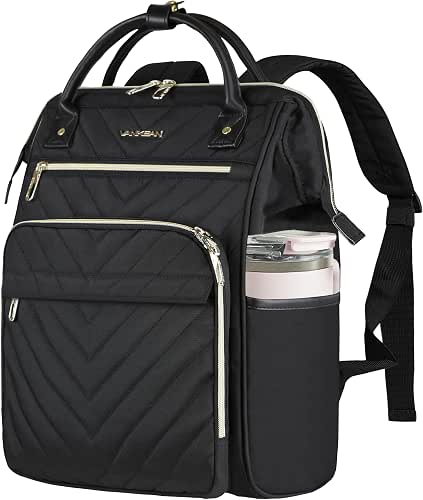 VANKEAN 17 Inch Laptop Backpack for Women Fashion Computer Work