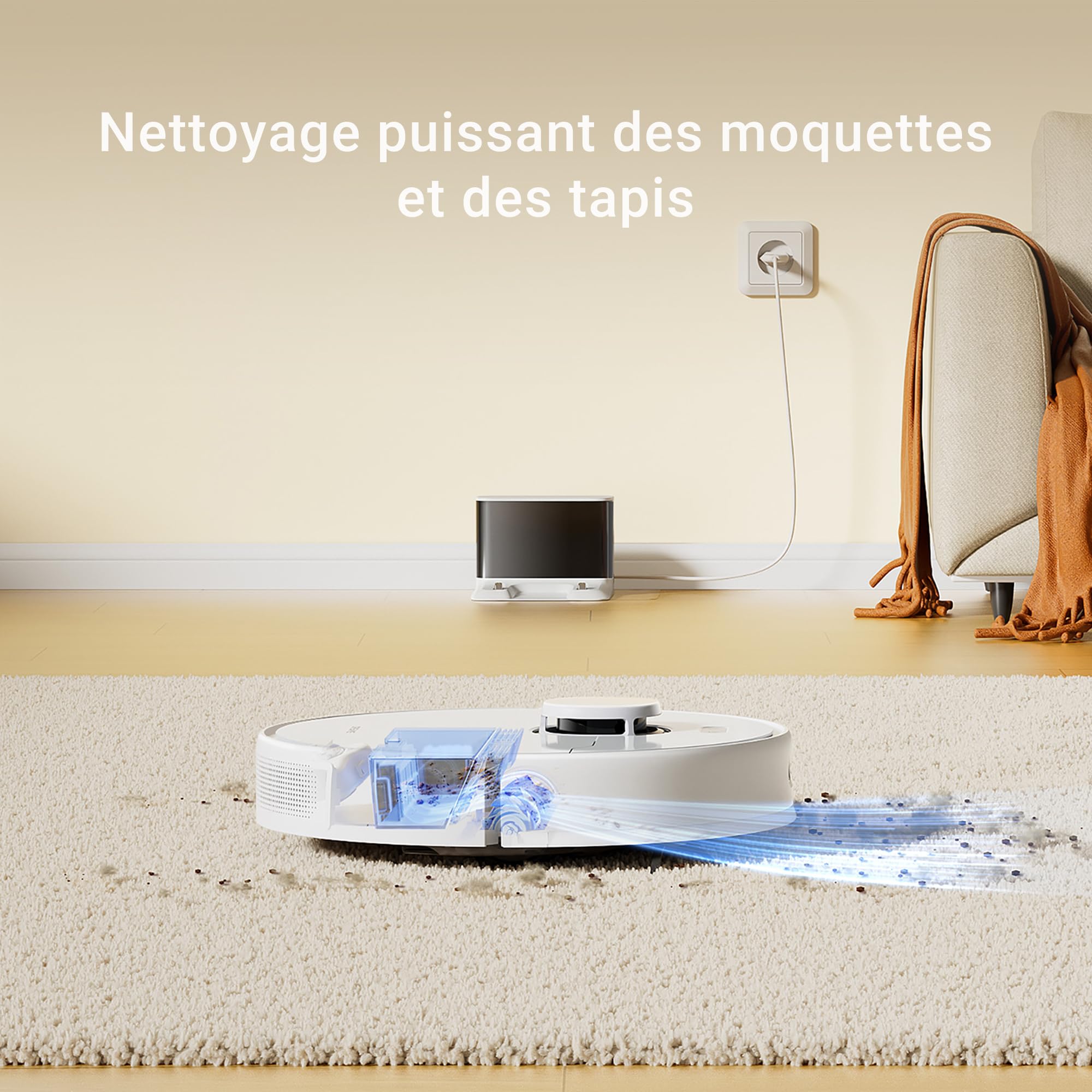 DREAME D9 Max Gen 2 Robot Vacuum Cleaner 2 in 1, Navigation LDS