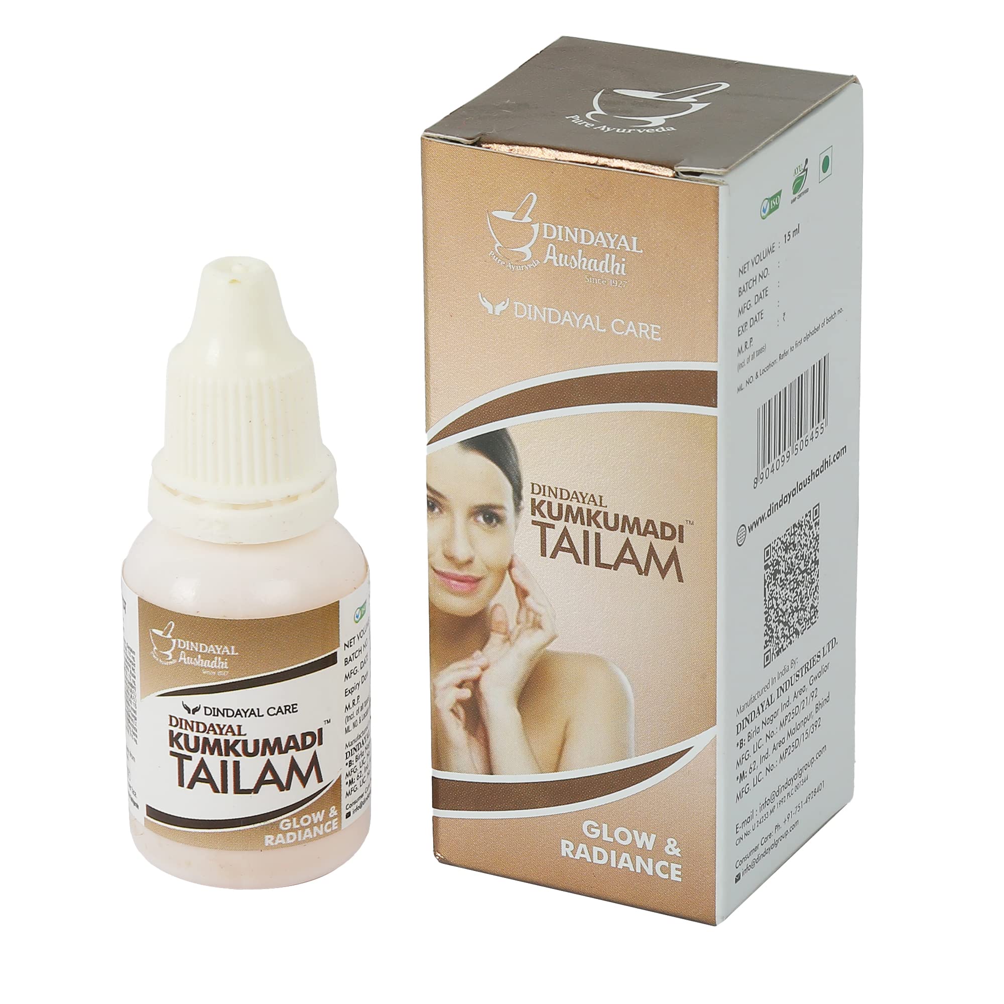 Dindayal AushadhiDindayal Kumkumadi Tailam - 15ML