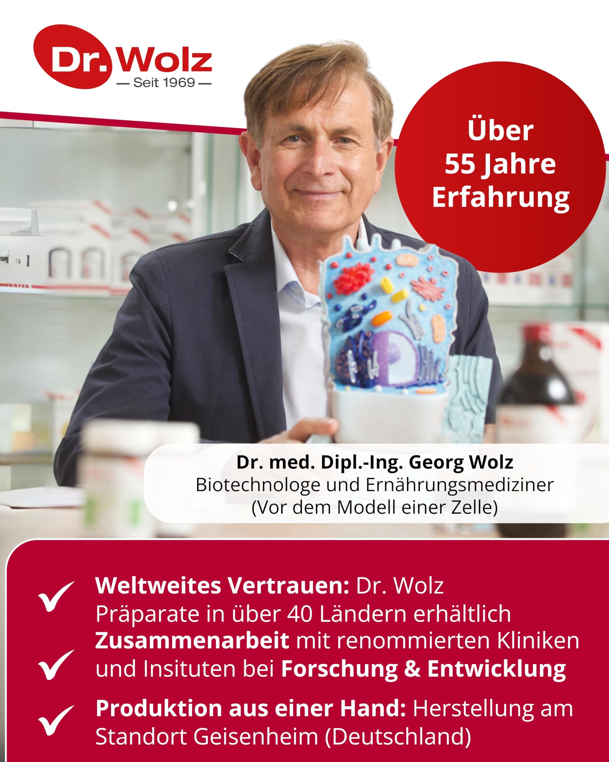 Vitalkomplex Dr. Wolz Flüssiges Vitalstoff-Konzentrat, 500 ml Lösung