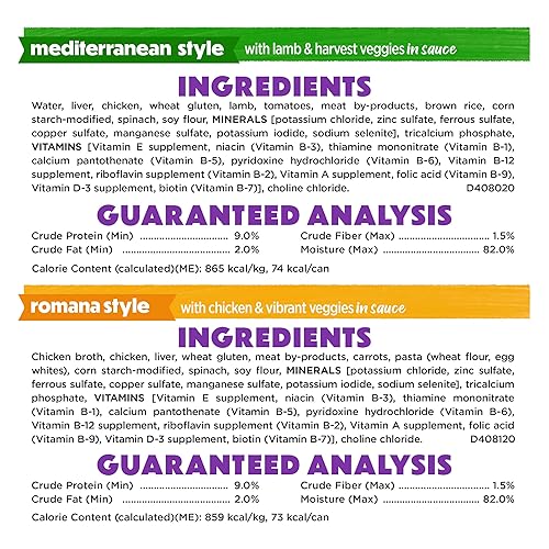 Miniatura 8 de Purina Beneful - Paquete variado de alimentos húmedos para perros Medleys Toscan Romana y Mediterráneo 2 paquetes de 12 latas de 3 onzas