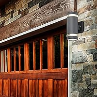 Vista 2 de LMP LED luces de pared para porches, luces para el aire libre, cuerpo de aluminio impermeable, 3000k 5W con certificado ETL