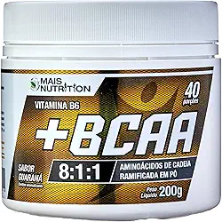 Mais Nutrition BCAA Pó 8:1:1 Sabor Guarana 200g