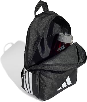 adidas Unisex Kids Little Kids Logo Backpack, Black, One Size