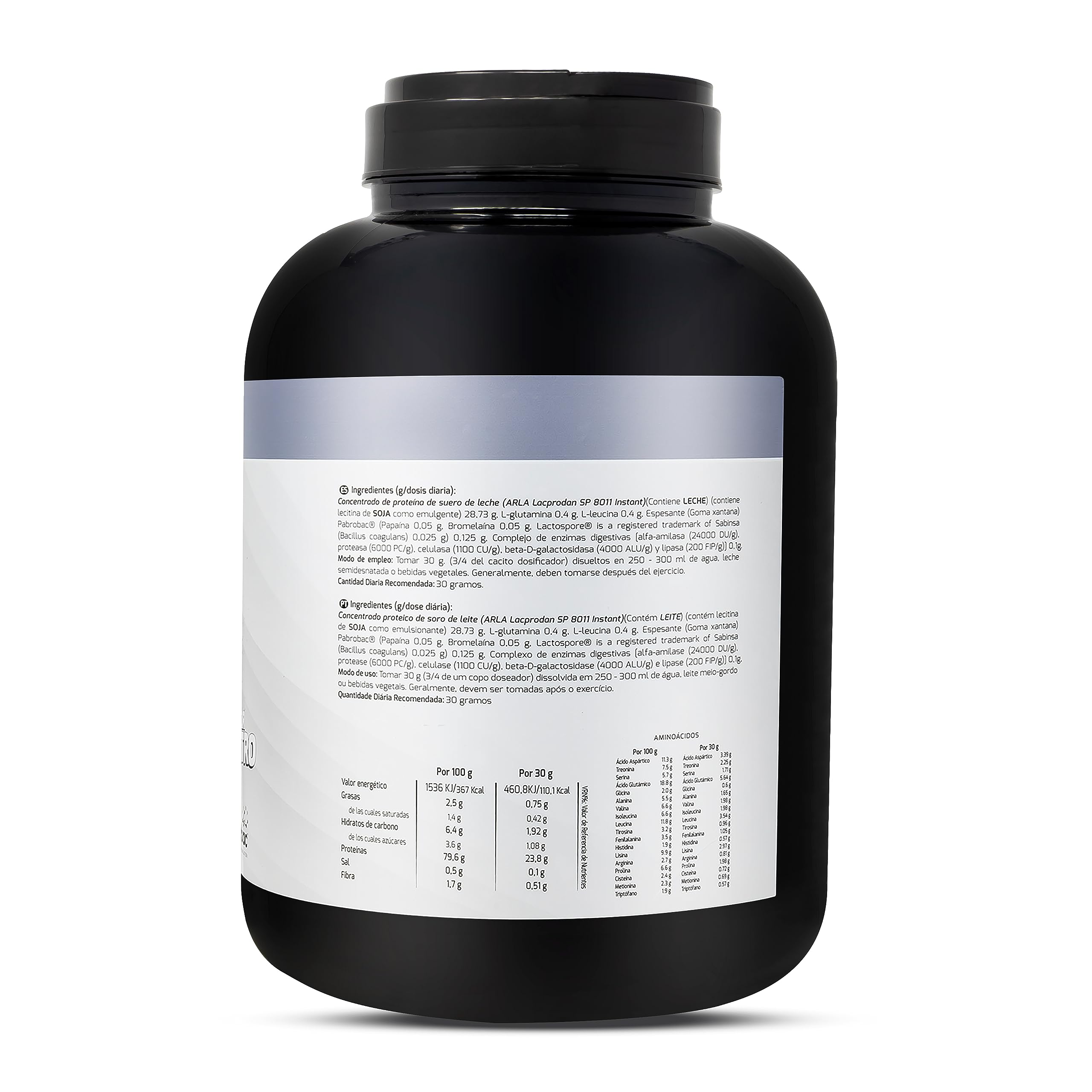 SPORT LIVE Concentrado de proteinas de suero de leche sabor NEUTRO | Whey Protein en polvo con L-Glutamina y L-Leucina | Ayuda a aumentar tu masa muscular | Mejora tus batidos |2 KG | Con L-Glutamina y L-Leucina para Ayudar a Aumentar tu Masa Muscular, Fa