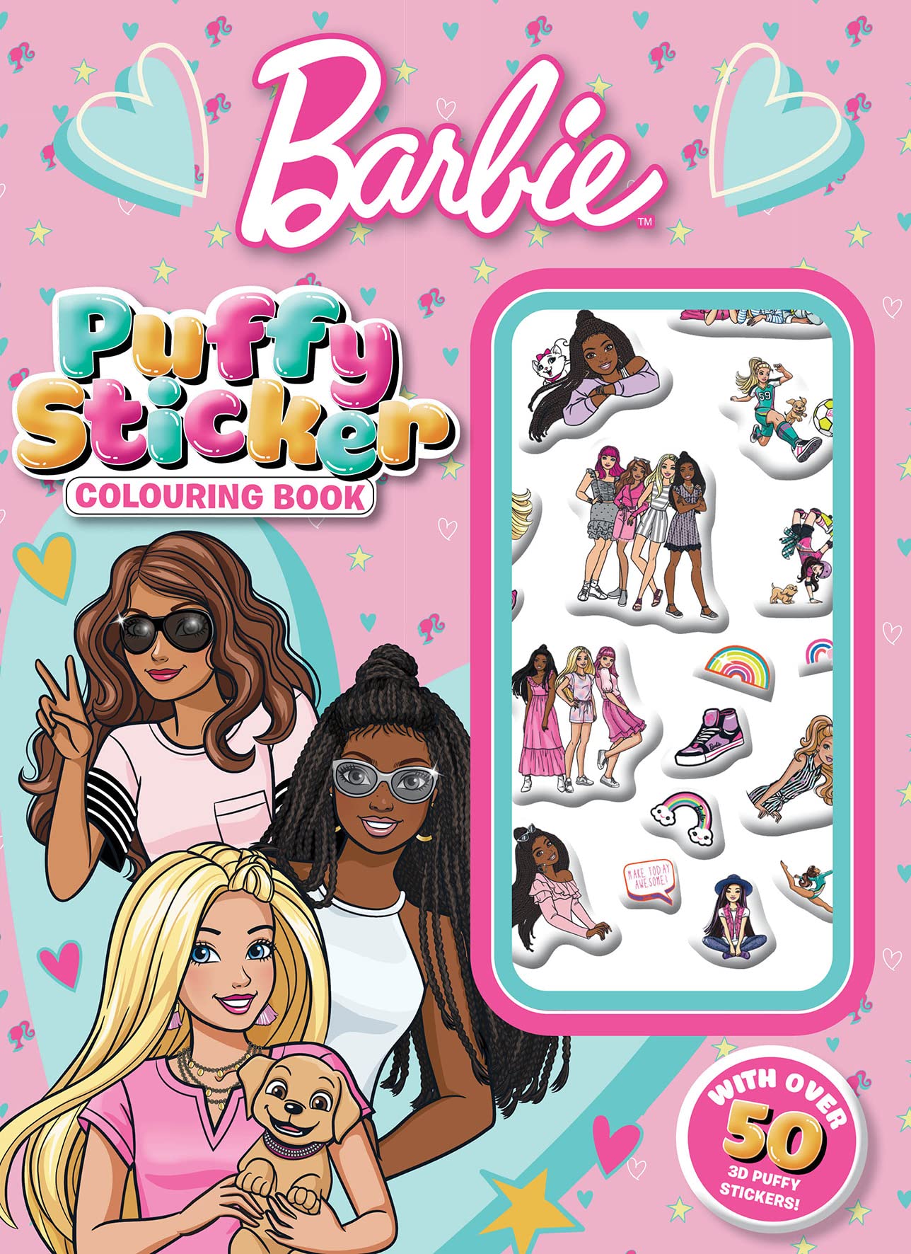 Barbie: Puffy Sticker Colouring Book (Mattel): unknown author ...