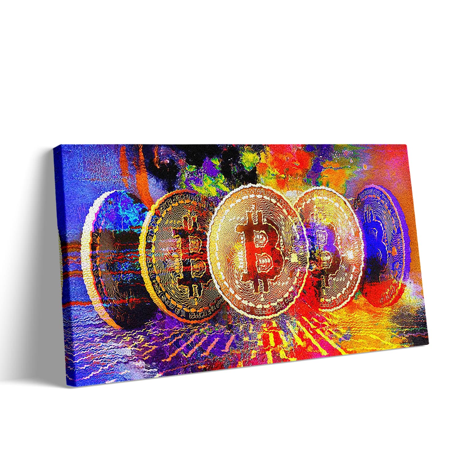 Gubiyu Bitcoin Canvas Money Art Painting Btc Wall Art Pictures | Desertcart  Seychelles