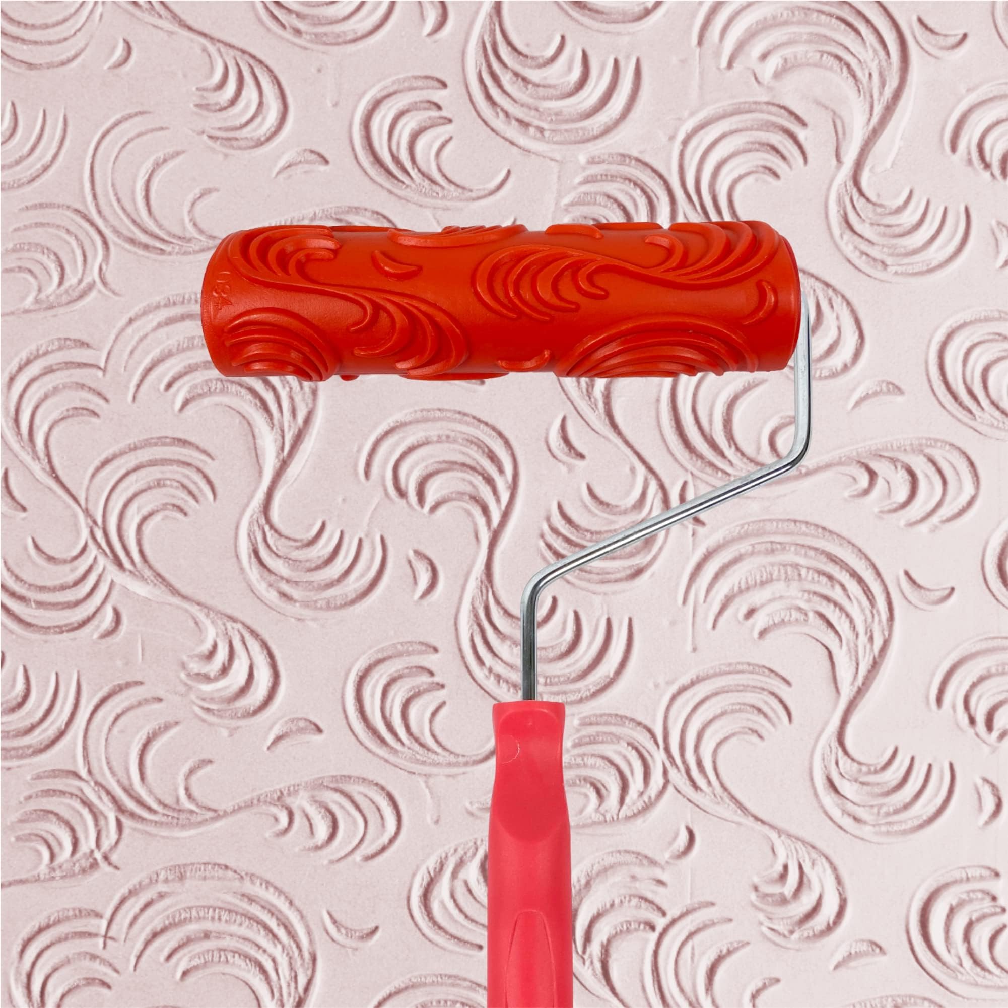 Nichiyo 7'' Patterned Paint Roller for Wall Decoration Classic Brick Embossing Texture Rubber Roller (EG084T)