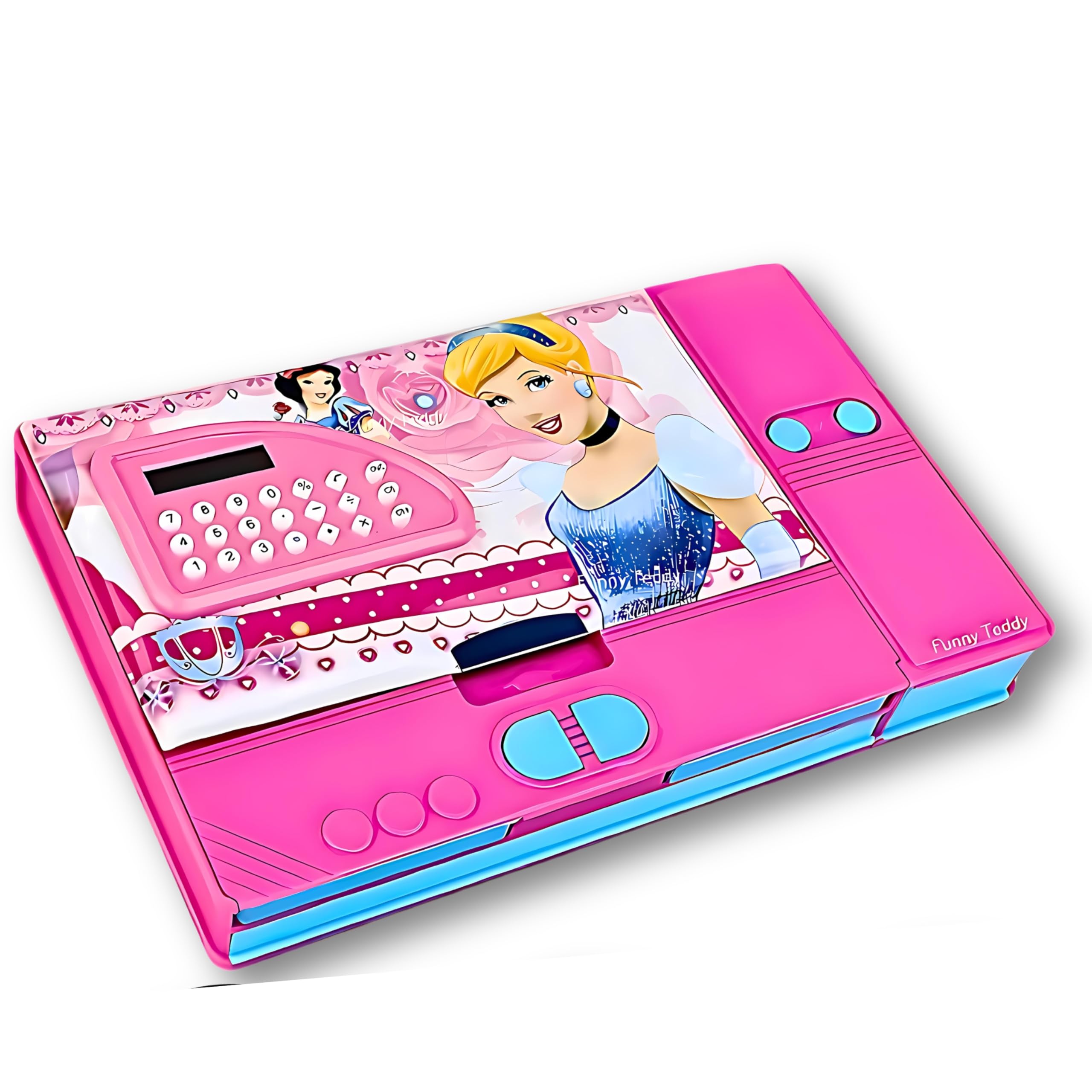Festaceleb Frozen/Barbie/Character Theme Magnetic Dual-Sided Jumbo Art Plastic Pencil Box with Calculator for Kids - Multipurpose and Spacious [Multicolor] (Girls) (B0D933K1Q3) Amazon Price History, Amazon Price Tracker