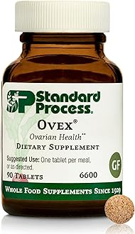 Standard Process Ovex - Daily Whole Food-Based Health Supplement - 90 Tablets (90 Servings)