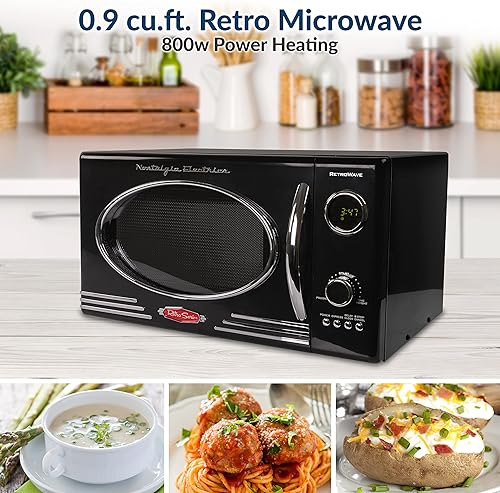 Miniatura 2 de Nostalgia Retro - Horno de microondas para superficie grande