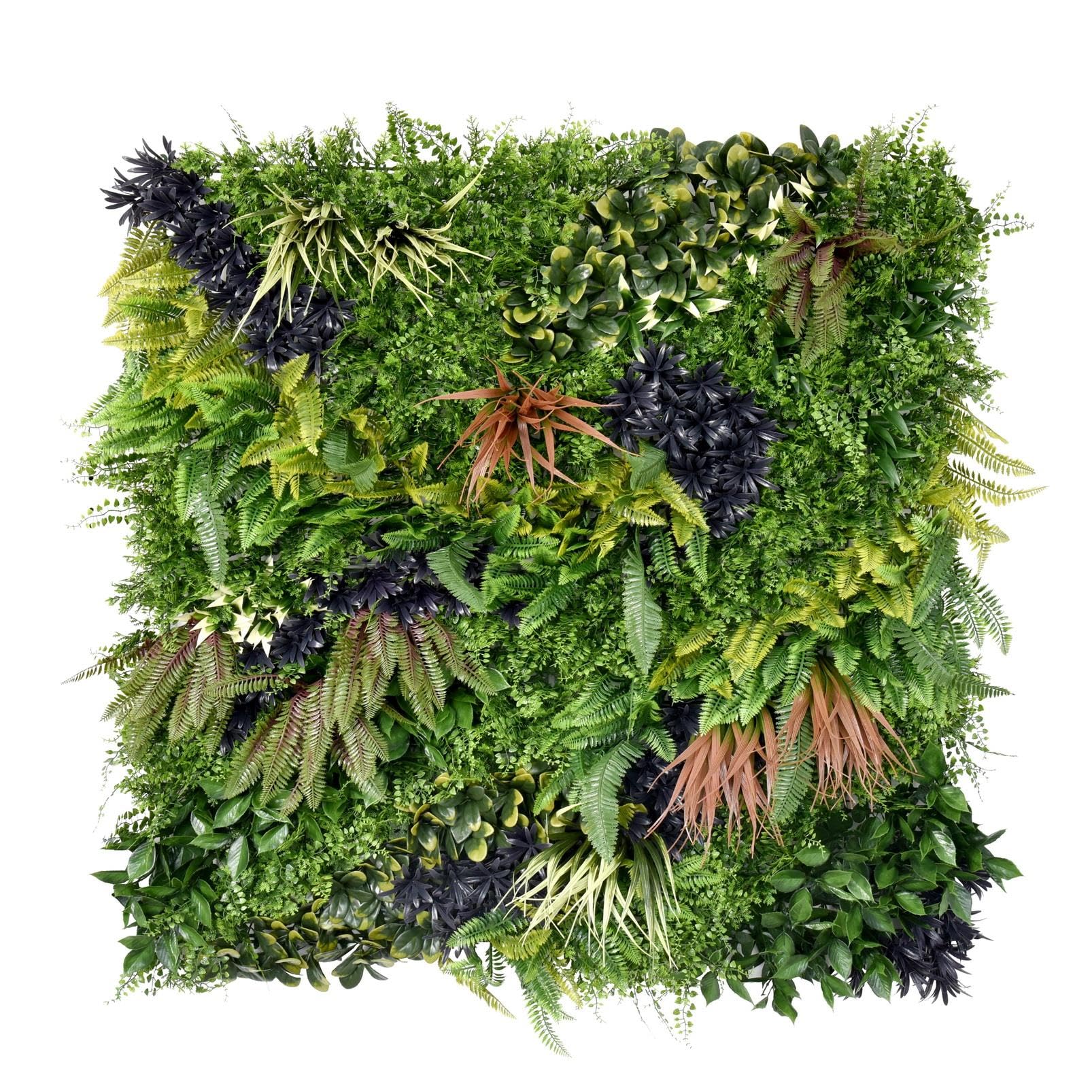 True Products Premium Artificial Green Living Wall CHARM C Hedge Plant Panel Indoor or Outdoor UV Stable 100x100cm