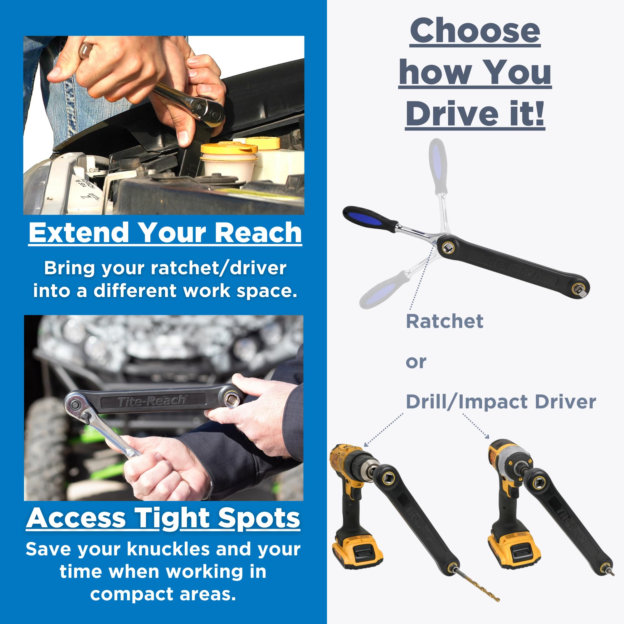 TITE-REACH EXTENSION WRENCH TITE-REACH 3/8 Do-it-yourself Mo -3