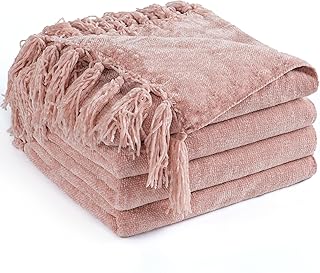 Chenille Throw Blanket for Couch 50