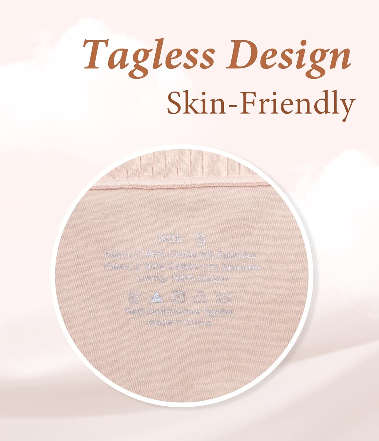 ANLIQI Womens High Waisted Cotton Underwear Tummy Control Underwear Full Coverage Briefs Soft Stretch Ladies Panties 4 Pack - Image 6