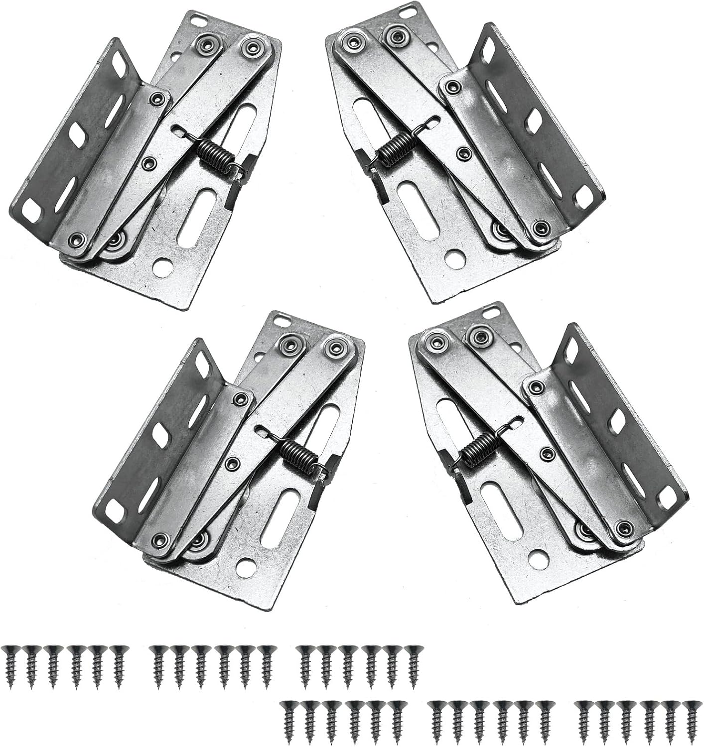 MIAO JIN 4Pcs 45 degrees Scissor Hinges Tip Out Tray Hinges for Kitchen
