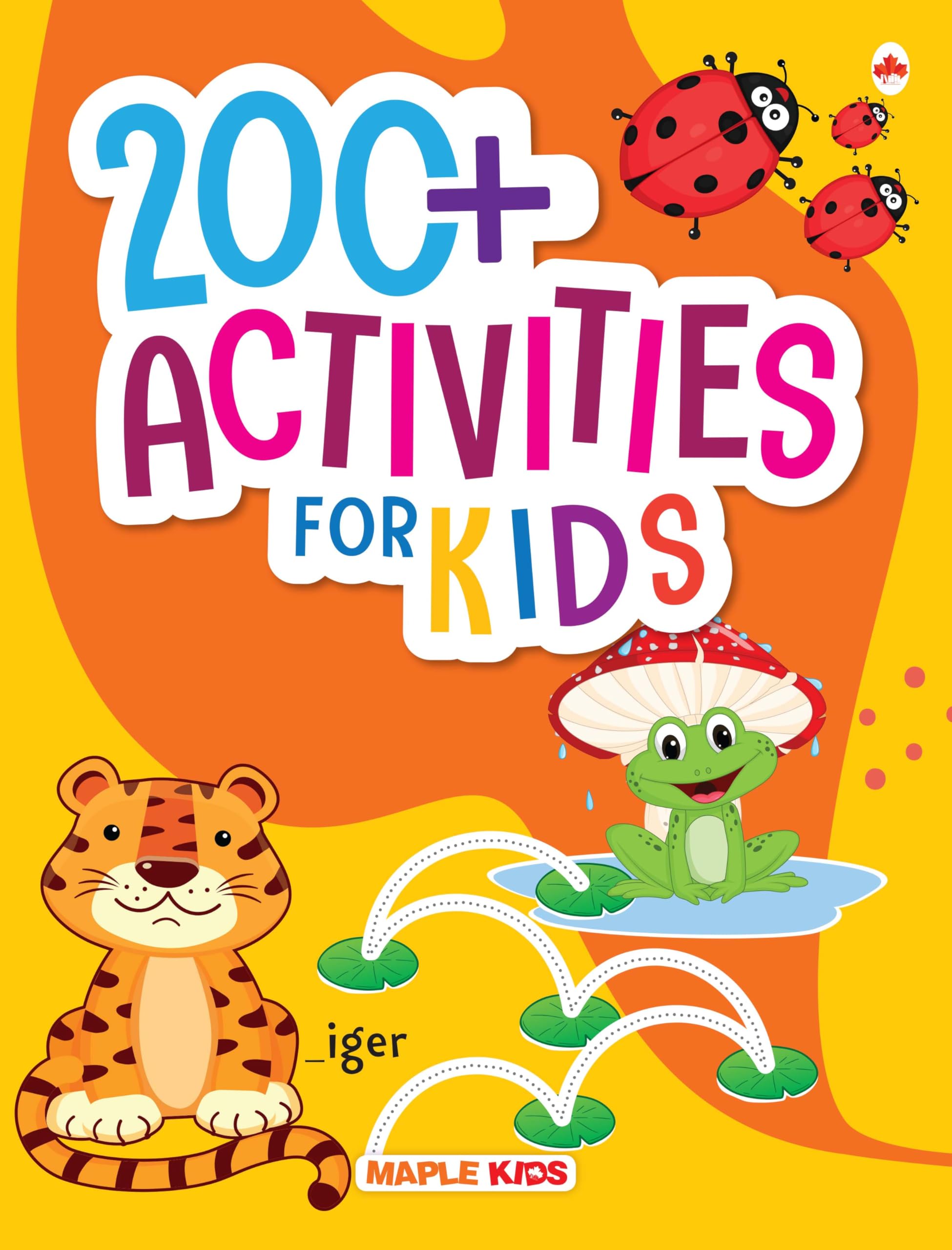 Brain Activity Book for Kids Paperback – 20 April 2022