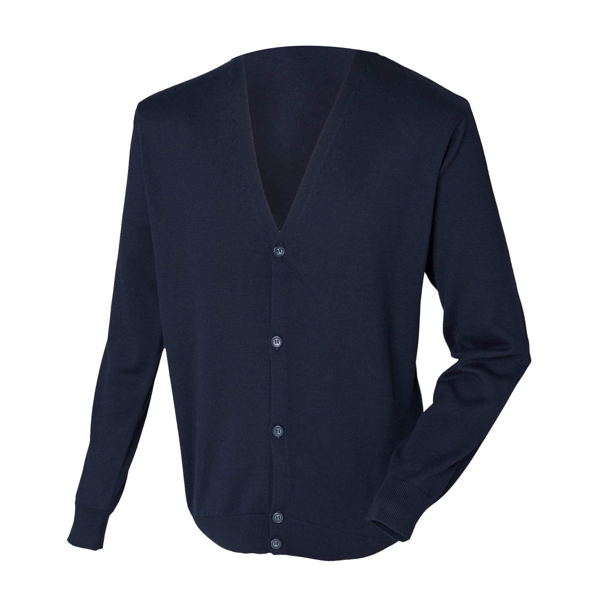 Henbury Herren Mens Lightweight V Cardigan Strickjacke (1er Pack)