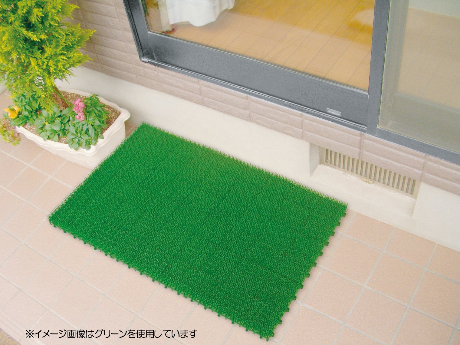 山野草セット 山崎産業 人工芝 ジョイント 若草ユニット 本体 30×30cm 60枚