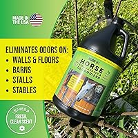 Vista 3 de Microbe-Lift Limpiador y desodorante para puestos de caballos, 1 galón, espray concentrado seguro para graneros, establos y áreas de caballos, aroma