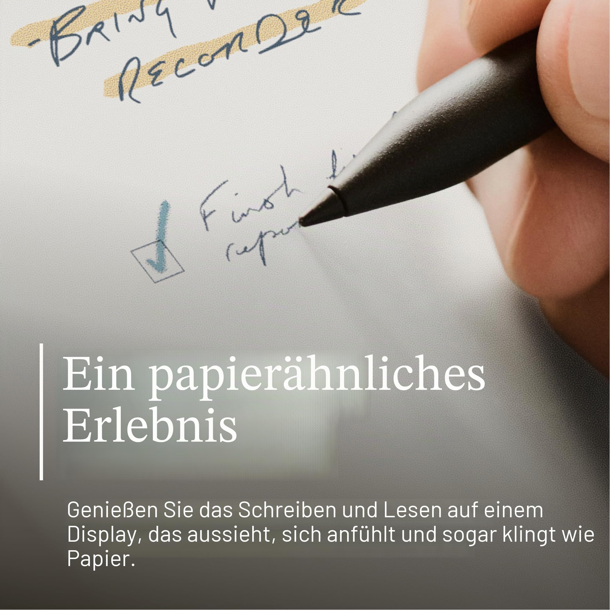 Remarkable Paper Pro Move – Gewebtes Folio-Bündel | ultrahandliches 7,3-Zoll-Farbtablet mit Marker Plus und Radiergummi und Einer Book Folio-Hülle aus Mosaikgewebe – Basalt