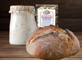 Bakerdale Dehydrated Natural Sourdough Starter Culture Non-GMO, Easy Activation, Beginner Friendly | Authentic Artisan Bread Starter