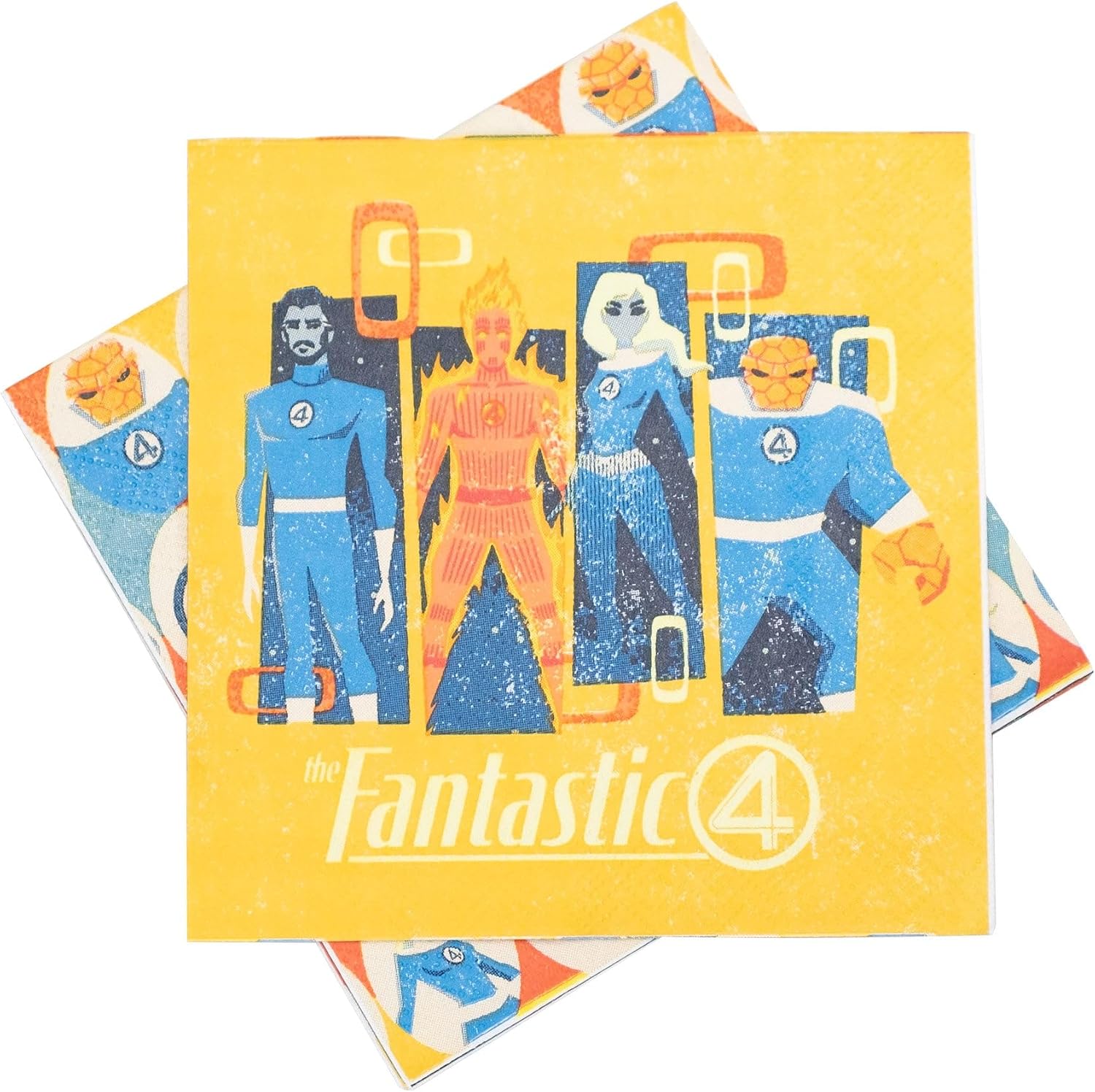 Fantastic Four Party Supplies - Basic Party Pack for 8, 16, or 24 Guests | Marvel's Superhero Theme