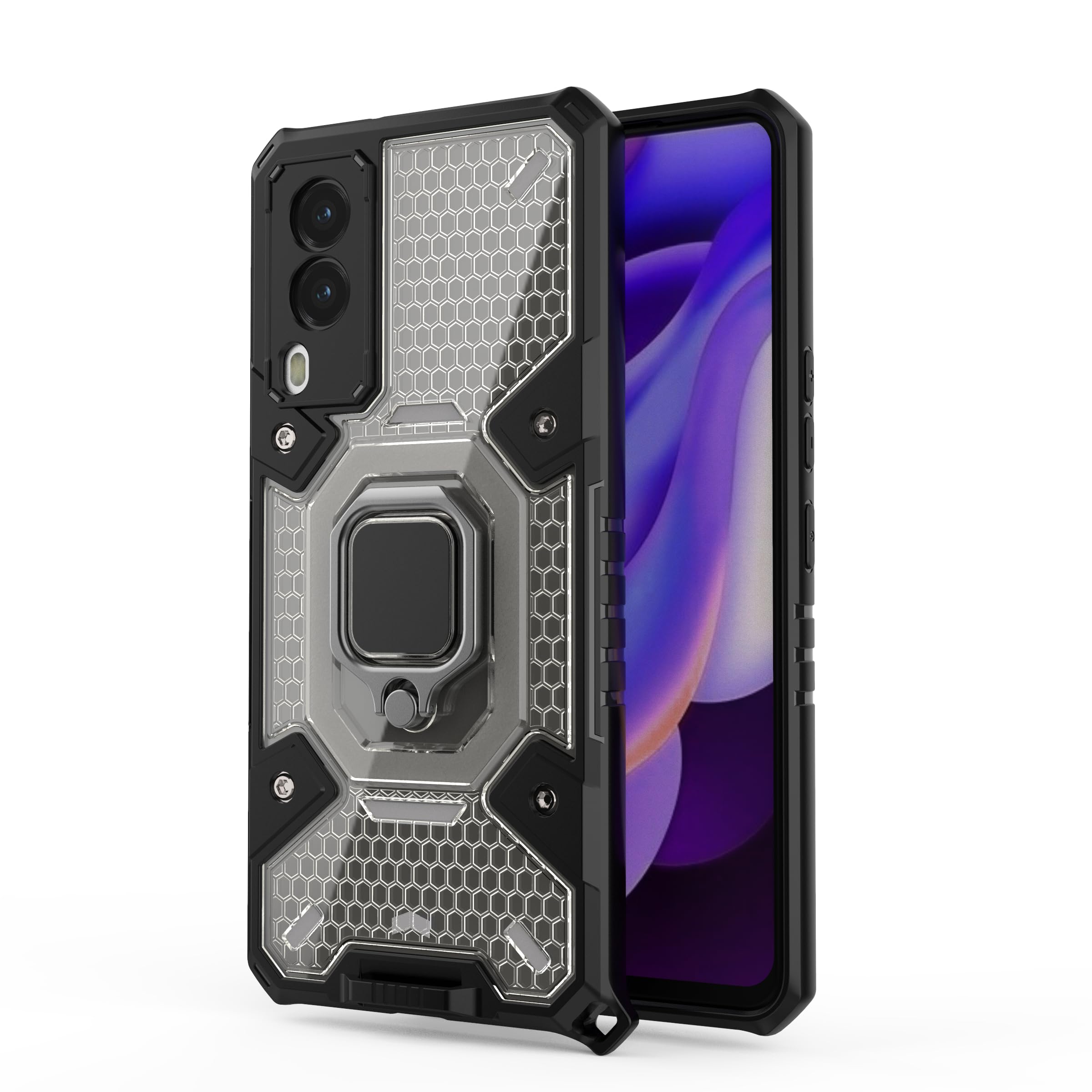 zivite Thermoplastic Polyurethane Tough Armor Bumper Back Case Cover For Vivo V21E 5G|Ring Holder & Kickstand In-Built|360 Degree Protection Back Case Cover For Vivo V21E 5G (Black) (B0CPY2S3B1) Amazon Price History, Amazon Price Tracker