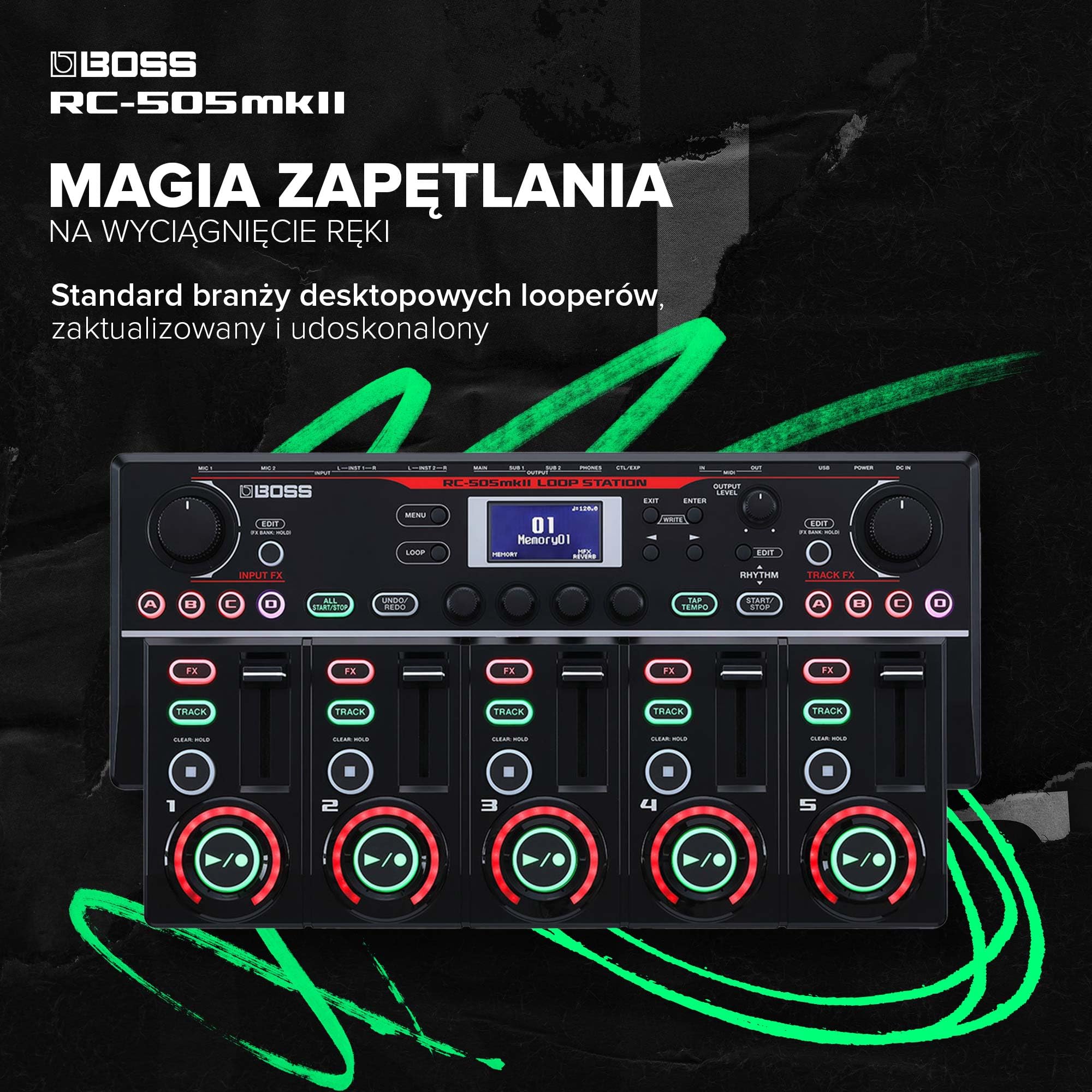 BOSS RC-505MKII Loop Station, Magia Zapętlania na