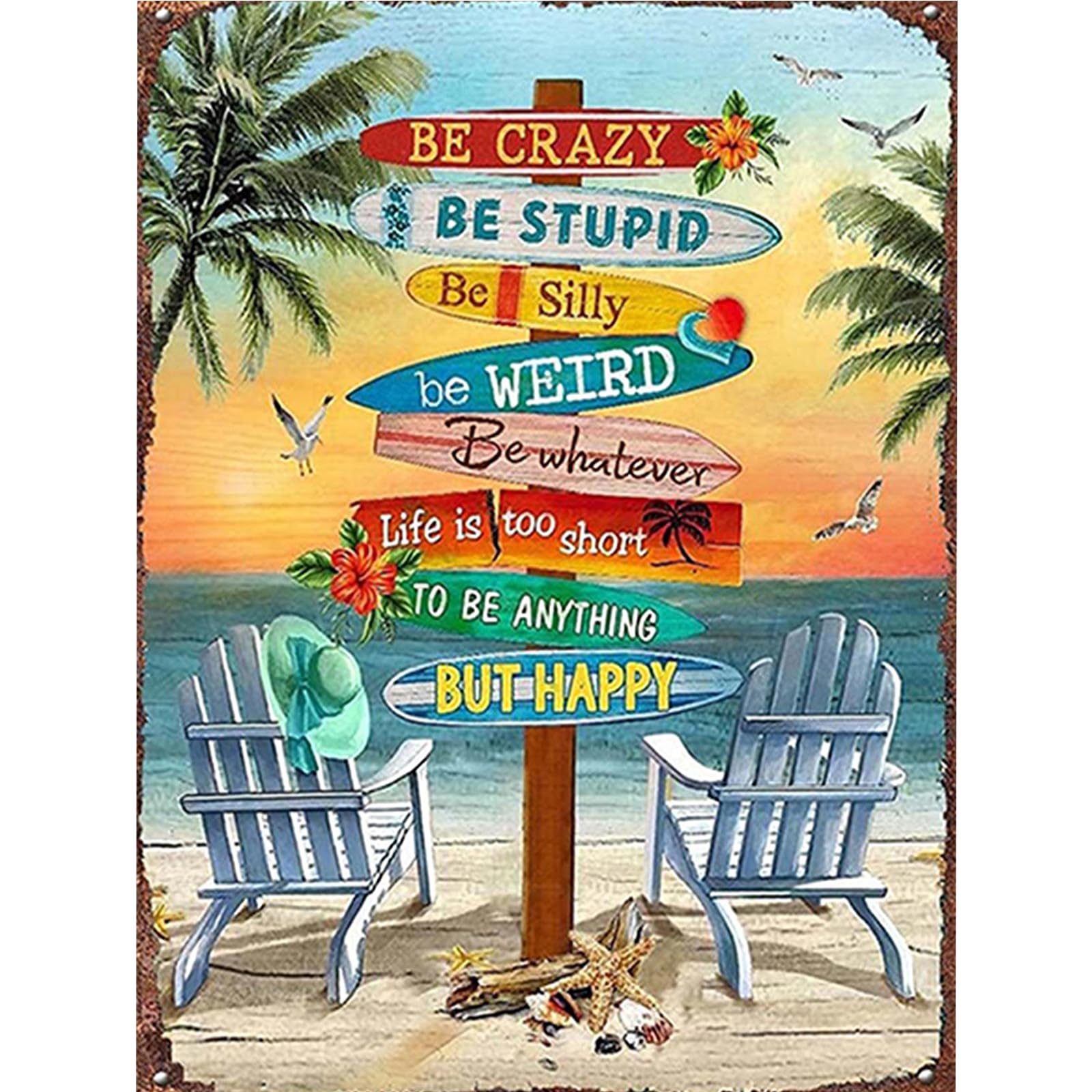 Signage DIY Paint By Numbers Kit on Canvas 40x30cm with Frame Paint by Numbers Kits Drawing Paintwork for Beginners Adults Gift Home Wall Decor