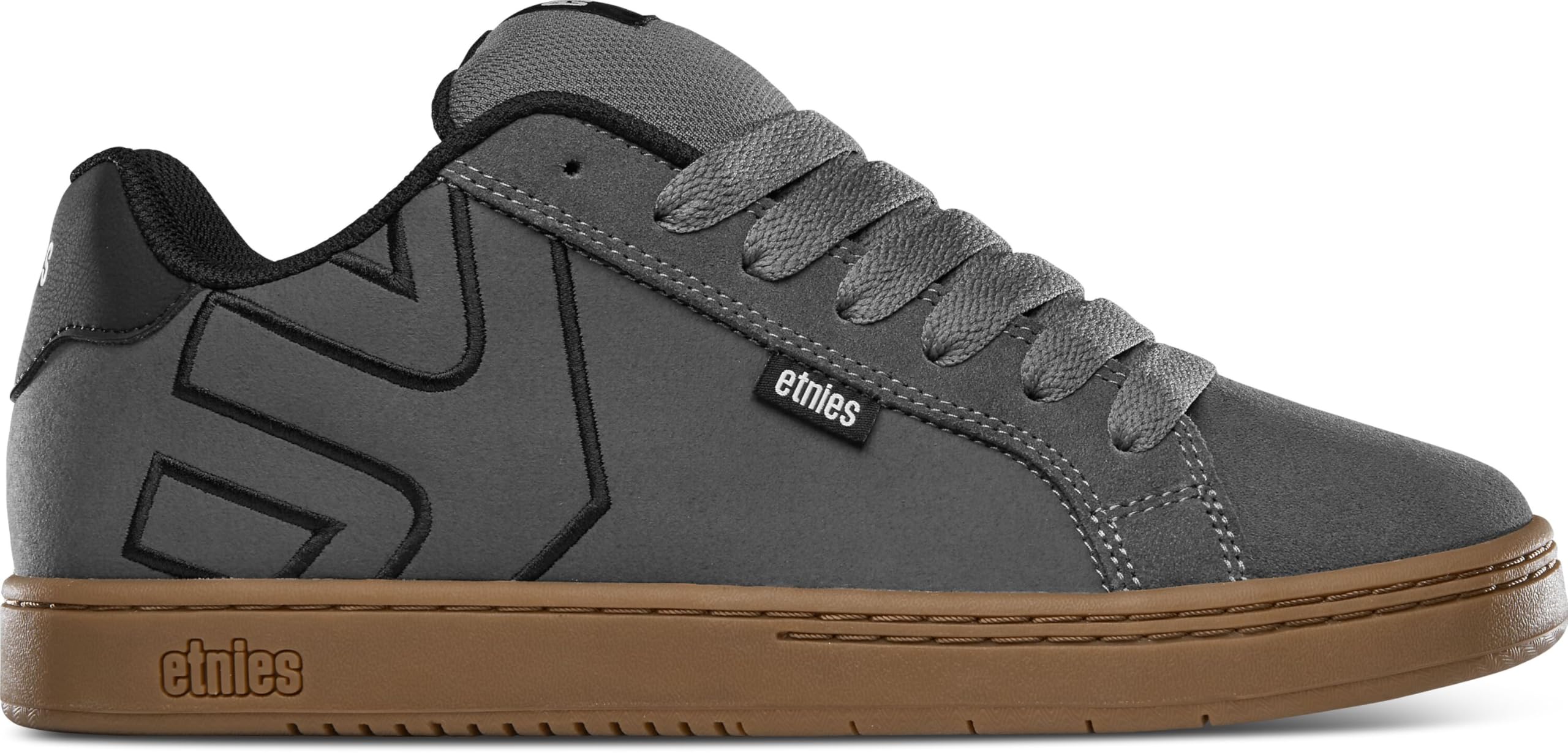 Etnies Fader - Zapatillas de Skate para Hombre, Color Gris Oscuro y Negro
