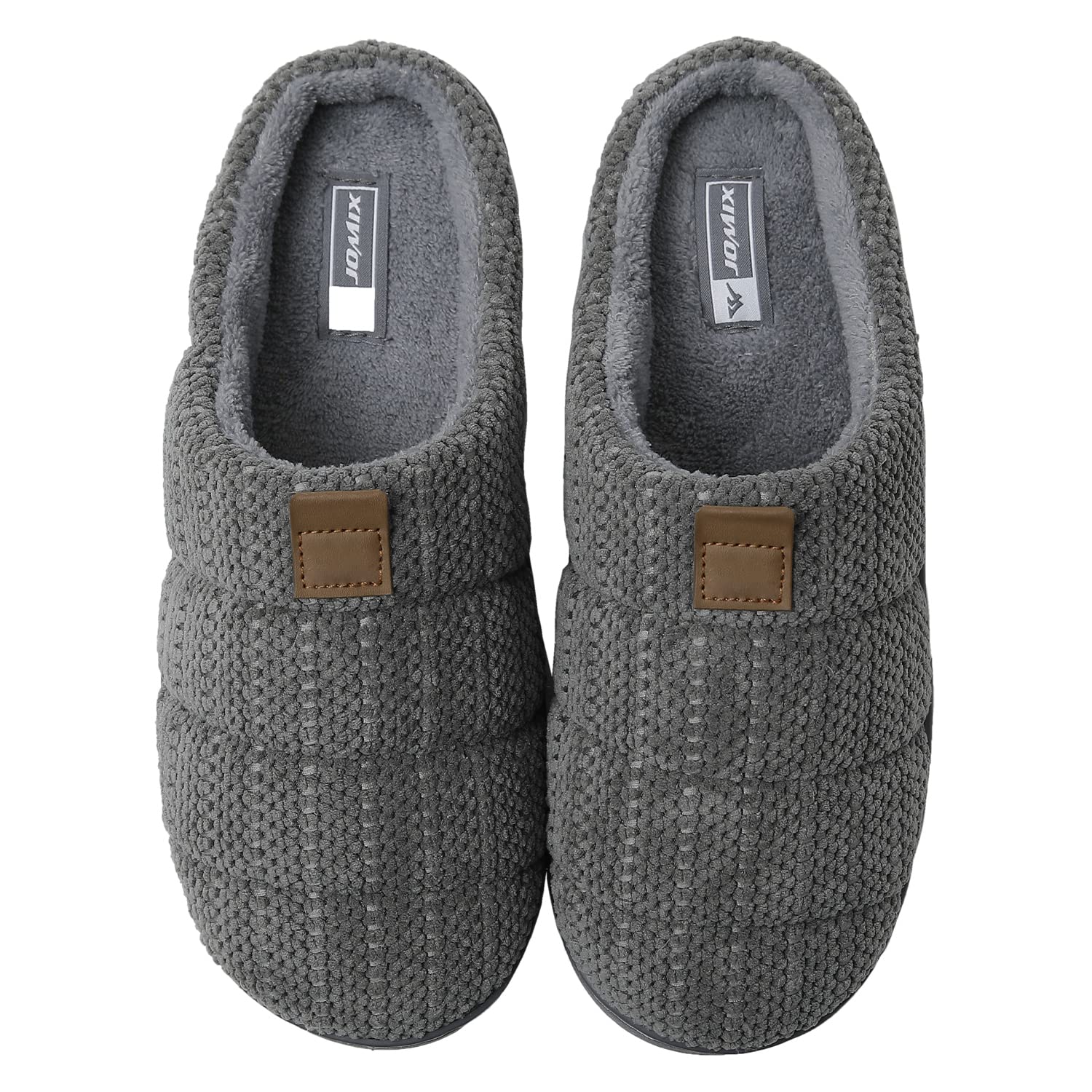 JOMIX Pantofole Uomo Invernali Chiuse CiabatteCasa Calde e Comode
