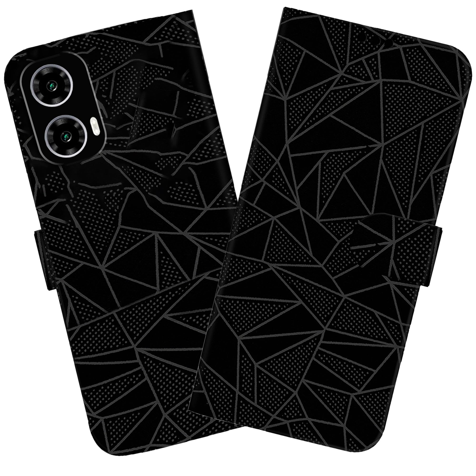Knotyy Faux Leather Flip Case Back Cover for Motorola G45 5G Foldable Stand and Inside Cards Pocket | Shockproof 360 Degree Protect | Magnetic Clutch Flip Cover -(Black) (B0DDH7BT46) Amazon Price History, Amazon Price Tracker