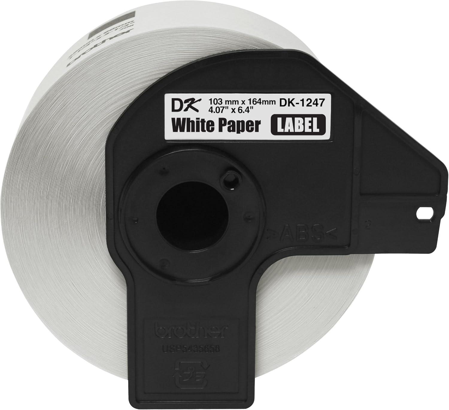 Brother Genuine DK-1247 Die-cut Large Shipping White Paper Labels for Brother QL Label Printers – 180 Labels per Roll 4.07” x 6.4” (103mm x 164 mm) - Image 3