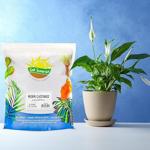 Miniatura 2 de Fundición de gusano orgánico prémium (8 libras) aditivo de suelo natural de 8 cuartos de galón, constructor de suelo y fertilizante