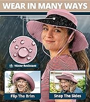 Vista 56 de GearTOP Safari Sun Hat for Men and Sun Hats for Women UV Protection UPF 50+ Hiking, Gardening, Fishing