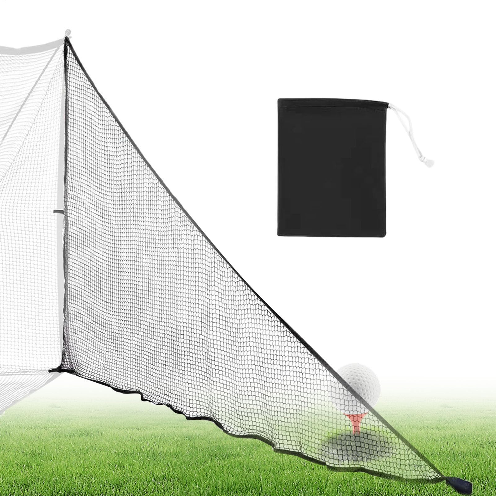 Golf Abweisnetz | 2.1x2.1m Golf Seitennetz Barriere für Draußen,Trainingsnetz für Abschlagübungen Driving Range Sportanlagen Spieler drinnen und draußen