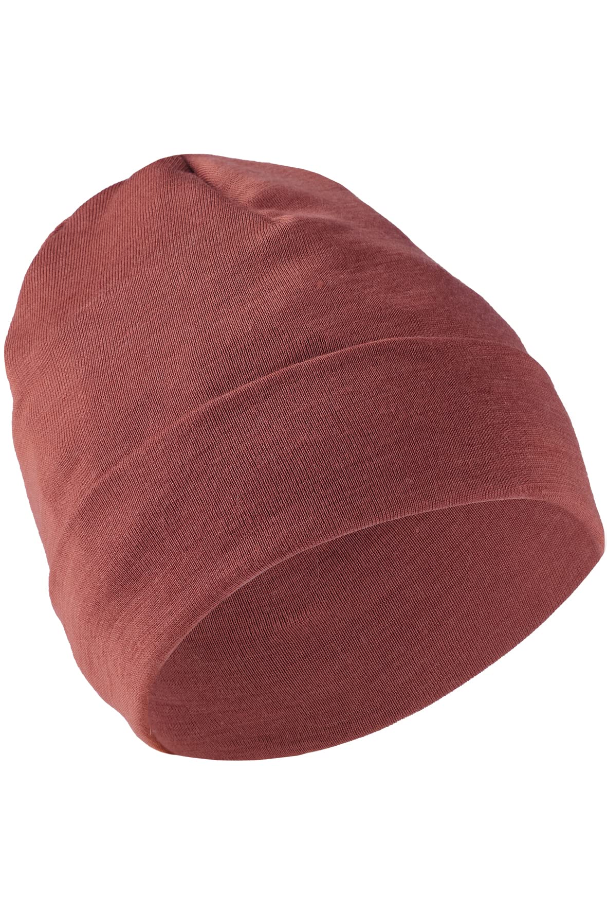Engel Natur, Merino Hat for Men and Women, 70% Wool (kbT), 30% Silk, copper, One Size