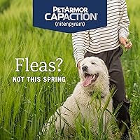 Vista 2 de PetArmor CAPACTION (nitenpyram) tratamiento oral contra pulgas para perros, tabletas de acción rápida que comienzan a matar pulgas en 30 minutos