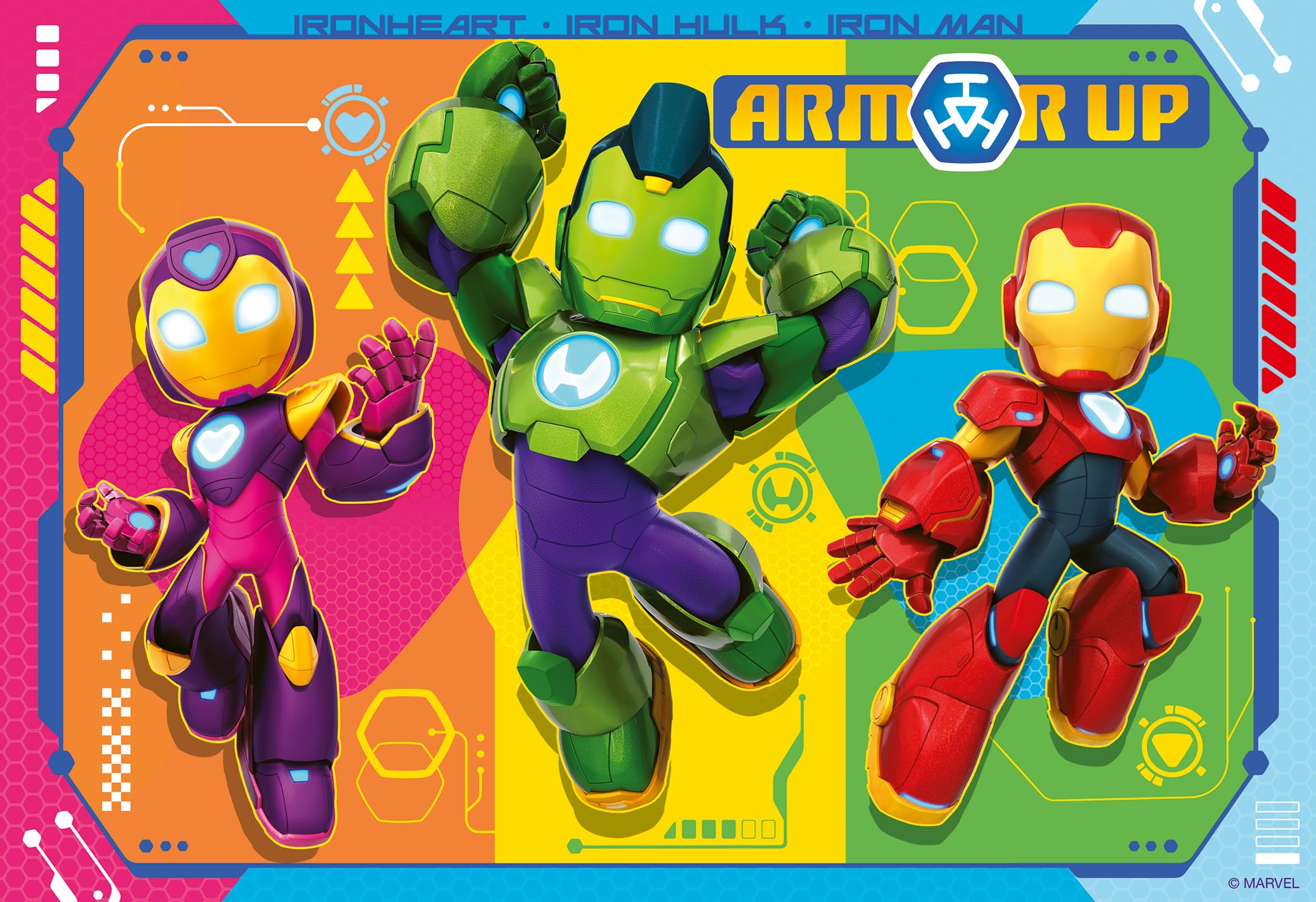 Ravensburger - Iron Man & His Awesome Friends - 35 Pieces Puzzle