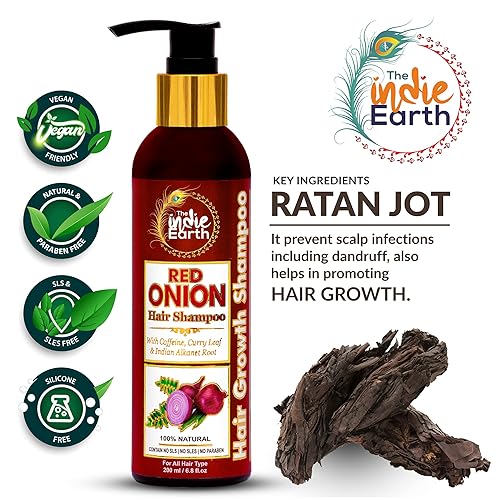 Miniatura 9 de The Indie Earth Champú avanzado de cebolla roja, 10.1fl oz