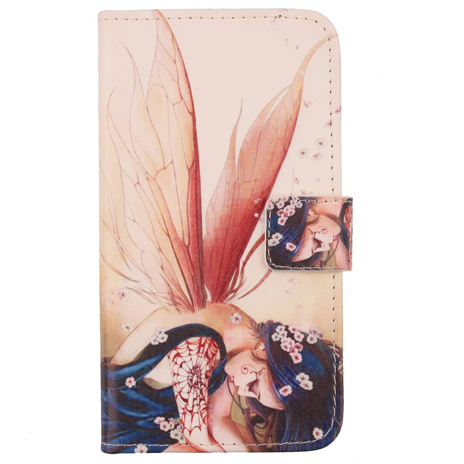 Lankashi Giraffe Design Custodia Portafoglio in PU Pelle Caso Guscio Protettiva Cover con Porta Carte Skin Case per NGM Dynamic Wide