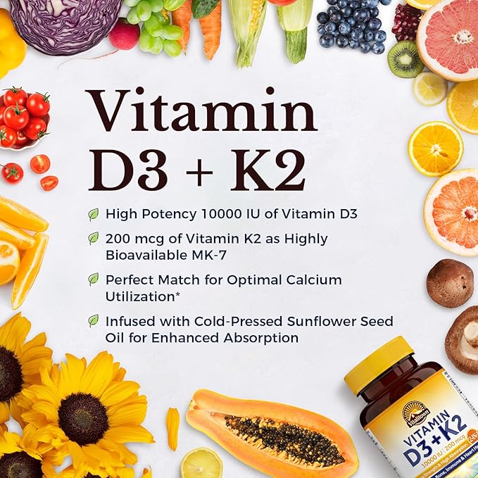 Vitalitown Vitamina D3+K2 90 Cápsulas + Remolacha 60 Cápsulas miniatura 3